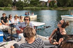 Silent Bootskonzert: Ernst Molden & Sibylle Kefer - Foto: H. Prochart