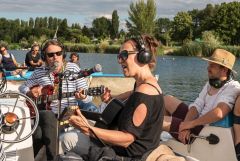 Silent Bootskonzert: Ernst Molden & Sibylle Kefer - Foto: H. Prochart