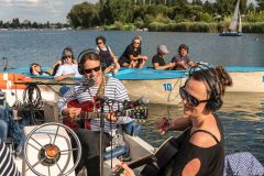 Silent Bootskonzert: Ernst Molden & Sibylle Kefer - Foto: H. Prochart