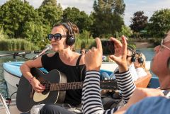 Silent Bootskonzert: Ernst Molden & Sibylle Kefer - Foto: H. Prochart