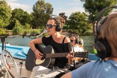 Silent Bootskonzert: Ernst Molden & Sibylle Kefer - Foto: H. Prochart