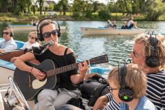 Silent Bootskonzert: Ernst Molden & Sibylle Kefer - Foto: H. Prochart