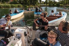 Silent Bootskonzert: Ernst Molden & Sibylle Kefer - Foto: H. Prochart