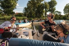 Silent Bootskonzert: Ernst Molden & Sibylle Kefer - Foto: H. Prochart