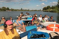 Silent Bootskonzert: Ernst Molden & Sibylle Kefer - Foto: H. Prochart