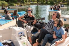 Silent Bootskonzert: Ernst Molden & Sibylle Kefer - Foto: H. Prochart