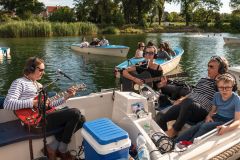 Silent Bootskonzert: Ernst Molden & Sibylle Kefer - Foto: H. Prochart