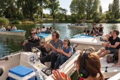 Silent Bootskonzert: Ernst Molden & Sibylle Kefer - Foto: H. Prochart