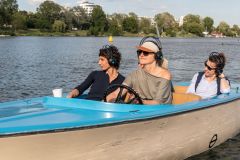 Silent Bootskonzert: Ernst Molden & Sibylle Kefer - Foto: H. Prochart