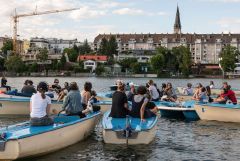 Silent Bootskonzert: Ernst Molden & Sibylle Kefer - Foto: H. Prochart