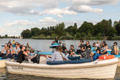 Silent Bootskonzert: Ernst Molden & Sibylle Kefer - Foto: H. Prochart