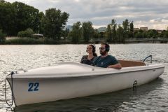 Silent Bootskonzert: Ernst Molden & Sibylle Kefer - Foto: H. Prochart