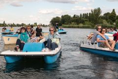 Silent Bootskonzert: Ernst Molden & Sibylle Kefer - Foto: H. Prochart