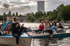 Silent Bootskonzert: Ernst Molden & Sibylle Kefer - Foto: H. Prochart