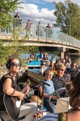Silent Bootskonzert: Ernst Molden & Sibylle Kefer - Foto: H. Prochart