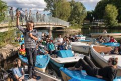 Silent Bootskonzert: Ernst Molden & Sibylle Kefer - Foto: H. Prochart