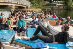 Silent Bootskonzert: Ernst Molden & Sibylle Kefer - Foto: H. Prochart