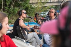 Silent Bootskonzert: Ernst Molden & Sibylle Kefer - Foto: H. Prochart