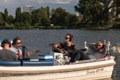 Silent Bootskonzert: Ernst Molden & Sibylle Kefer - Foto: H. Prochart