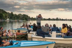 Silent Bootskonzert: Ernst Molden & Sibylle Kefer - Foto: H. Prochart