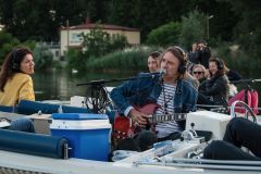 Silent Bootskonzert: Ernst Molden & Sibylle Kefer - Foto: H. Prochart