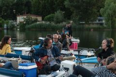 Silent Bootskonzert: Ernst Molden & Sibylle Kefer - Foto: H. Prochart