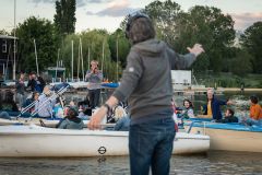 Silent Bootskonzert: Ernst Molden & Sibylle Kefer - Foto: H. Prochart