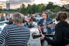 Silent Bootskonzert: Ernst Molden & Sibylle Kefer - Foto: H. Prochart