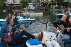 Silent Bootskonzert: Ernst Molden & Sibylle Kefer - Foto: H. Prochart