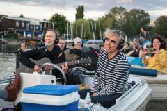 Silent Bootskonzert: Ernst Molden & Sibylle Kefer - Foto: H. Prochart