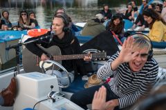 Silent Bootskonzert: Ernst Molden & Sibylle Kefer - Foto: H. Prochart