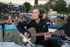 Silent Bootskonzert: Ernst Molden & Sibylle Kefer - Foto: H. Prochart