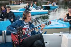 Silent Bootskonzert: Ernst Molden & Sibylle Kefer - Foto: H. Prochart