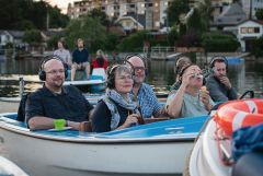 Silent Bootskonzert: Ernst Molden & Sibylle Kefer - Foto: H. Prochart
