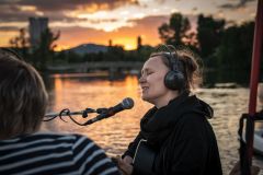 Silent Bootskonzert: Ernst Molden & Sibylle Kefer - Foto: H. Prochart