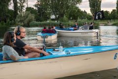 Silent Bootskonzert: Ernst Molden & Sibylle Kefer - Foto: H. Prochart