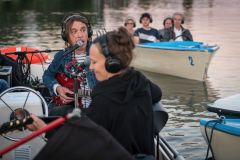 Silent Bootskonzert: Ernst Molden & Sibylle Kefer - Foto: H. Prochart