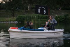 Silent Bootskonzert: Ernst Molden & Sibylle Kefer - Foto: H. Prochart