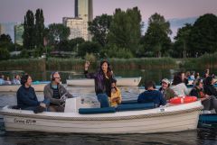 Silent Bootskonzert: Ernst Molden & Sibylle Kefer - Foto: H. Prochart