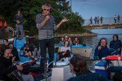 Silent Bootskonzert: Ernst Molden & Sibylle Kefer - Foto: H. Prochart