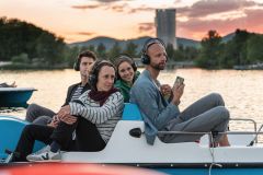 Silent Bootskonzert: Ernst Molden & Sibylle Kefer - Foto: H. Prochart