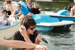 Silent Bootskonzert #4: Der Nino aus Wien / Foto: H. Prochart