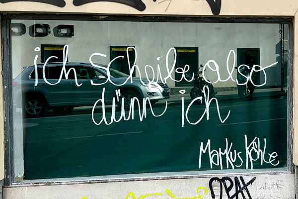 window words #40: Markus Köhle