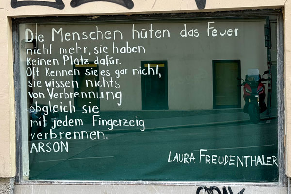 window words #46: Laura Freudenthaler