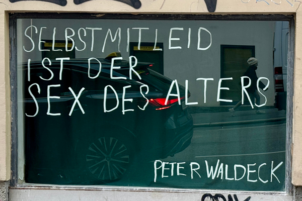 window words #55: Peter Waldeck