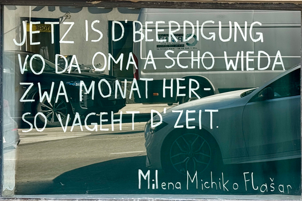 window words #57: Milena Michiko Flašar