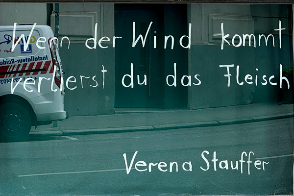 window words #60: Verena Stauffer